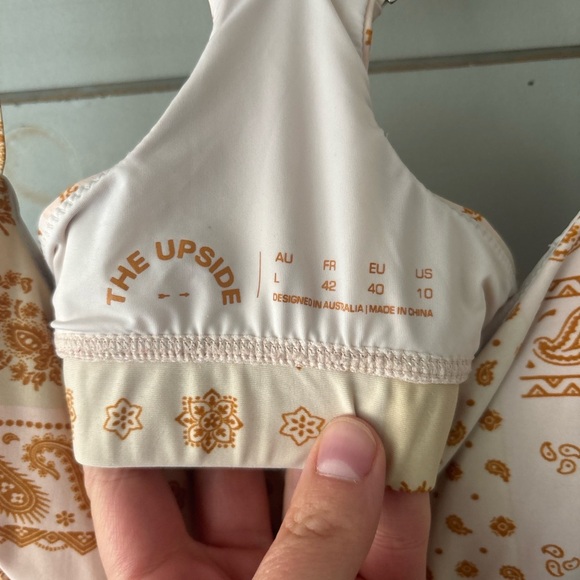 ✨ The Upside x Anthropologie Carmen Sports Bra – Paisley Print ✨ - Picture 4 of 6